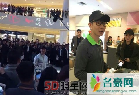 众兄弟成员发微博开始《奔跑吧》 林俊杰助阵扮收银员