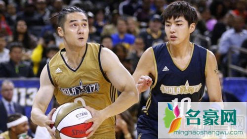 2017NBA名人赛 吴亦凡蒋劲夫交锋