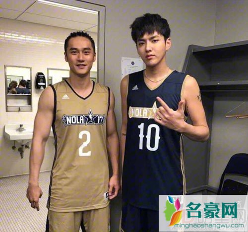 2017NBA名人赛 吴亦凡蒋劲夫交锋