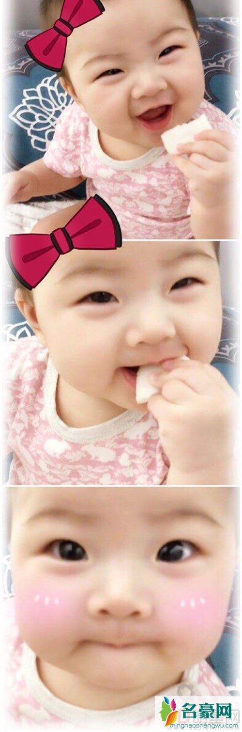 贺军翔女儿正脸可爱 妻子系初恋情人
