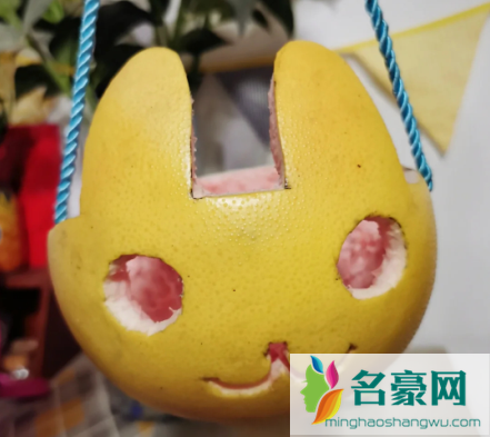 柚子怎么做成灯笼好看4