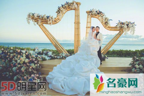 安以轩夏威夷举办豪华婚礼 陈小春董璇陈乔恩到场庆贺