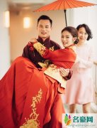 安以轩结婚现场照 伴娘陈乔恩如愿抢到捧花