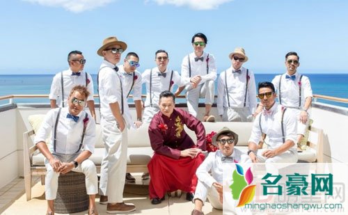 安以轩结婚现场照 伴娘陈乔恩如愿抢到捧花