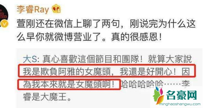 大s回应欺负阿雅