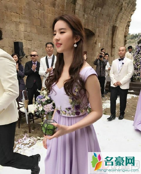 张靓颖意大利大婚 伴娘刘亦菲超抢镜