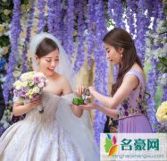 张靓颖冯轲大婚 刘亦菲绝美伴娘