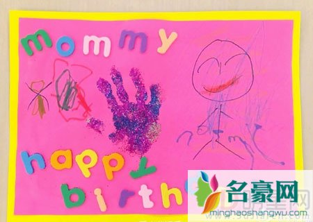 刘恺威晒女儿涂鸦祝老婆杨幂生日快乐