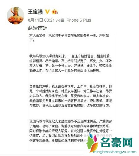 马蓉反告王宝强侵犯其名誉权 要求王宝强公开道歉