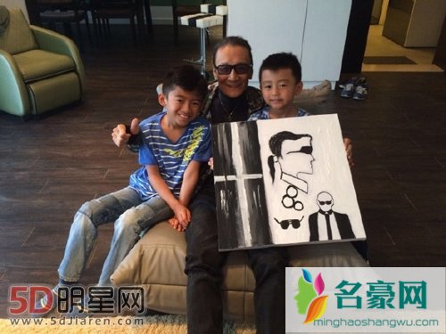 谢霆锋父亲谢贤大寿 前儿媳张柏芝作画祝寿