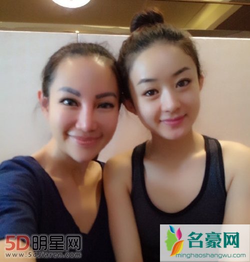 萌妹子化身女汉子 赵丽颖健身照曝肌肉