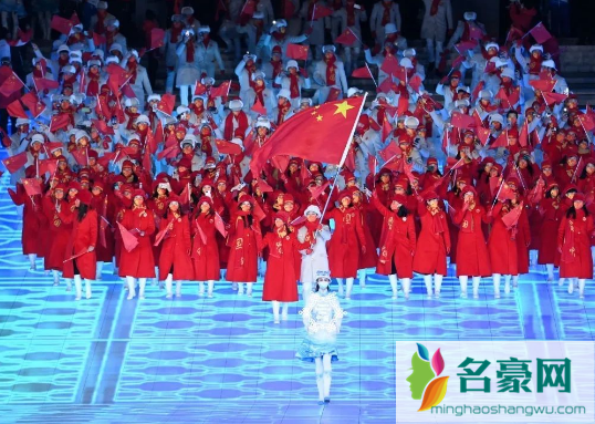 2022冬奥会开幕式中国代表团几点出场1