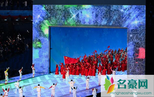 2022冬奥会中国代表团第几个出场1