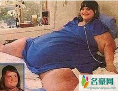 盘点十个世界上最胖的人，苏珊娜·埃曼最胖体重