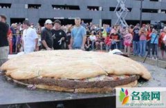 世界上最大的汉堡（堪比直径长3米的圆床/重910公斤
