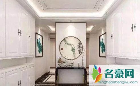 进门对面能不能挂字画2