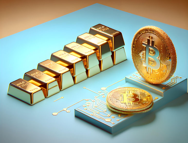 黄金冲击5000美元,对比特币(BTC)意味着什么?