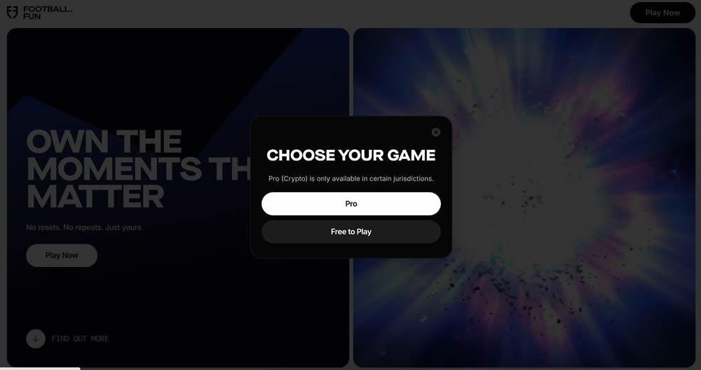 Football.fun 注册流程