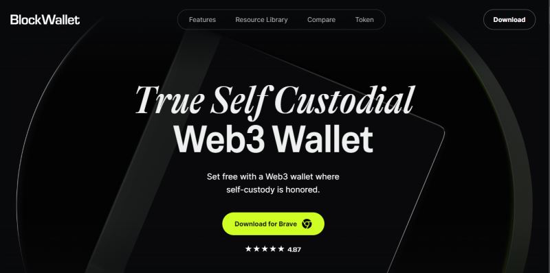 BlockWallet钱包界面