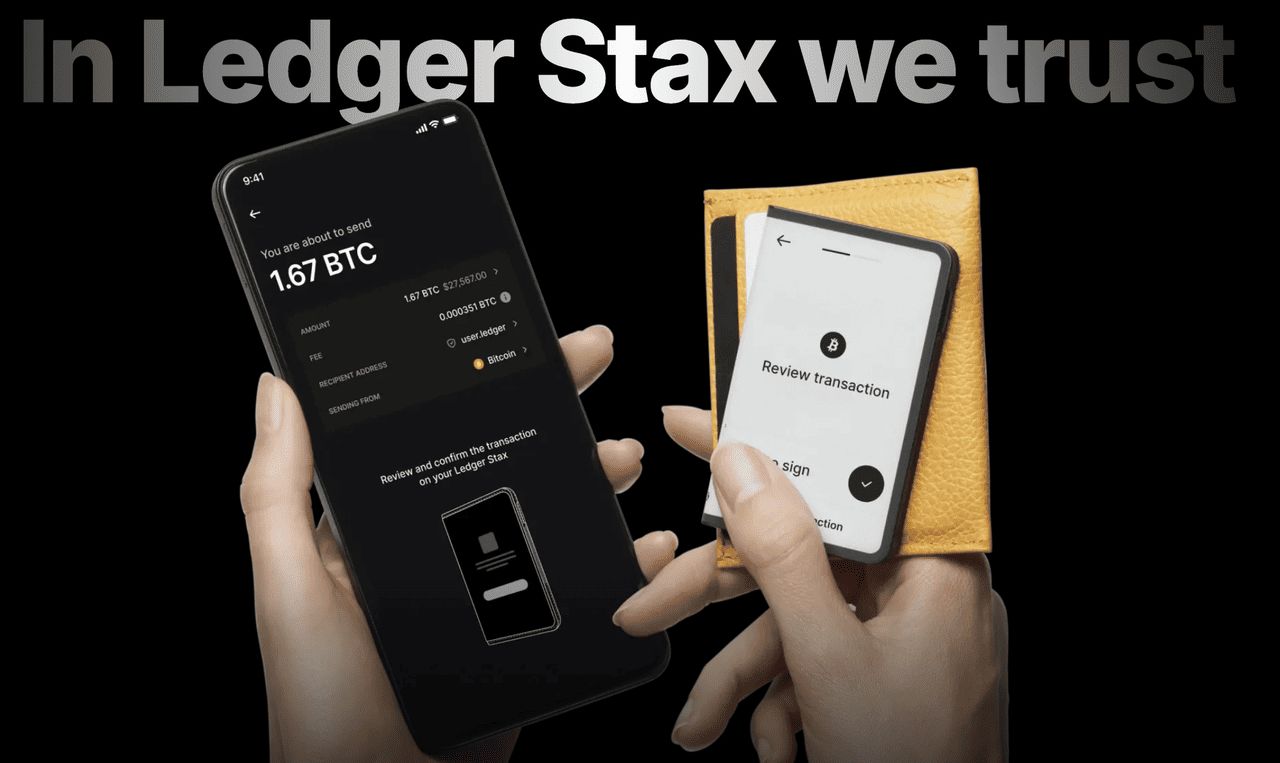 Ledger Stax 硬件钱包