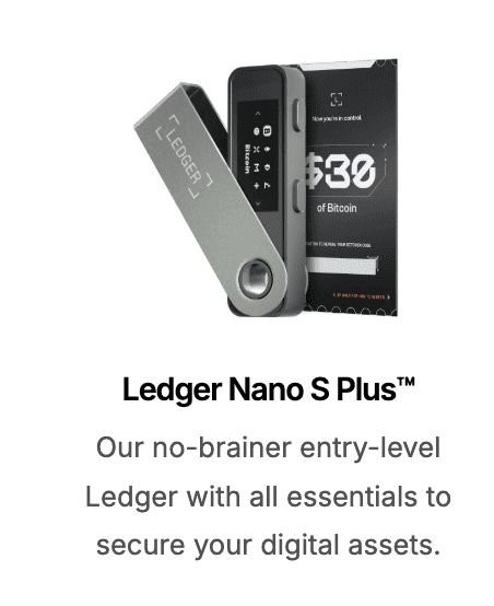 Ledger Nano S Plus 对比图