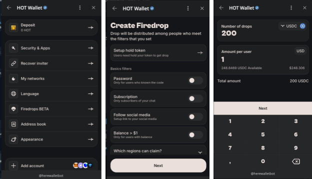 Firedrop设置界面