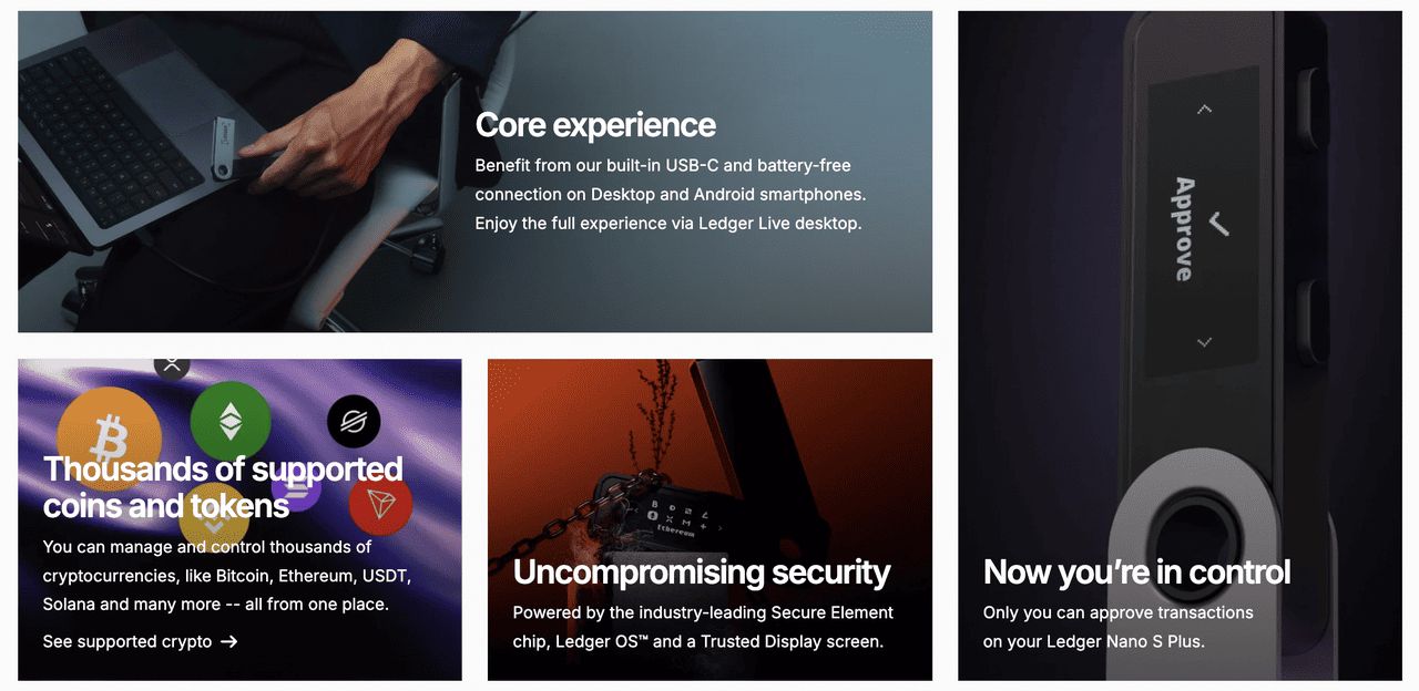 Ledger Nano S Plus 功能展示