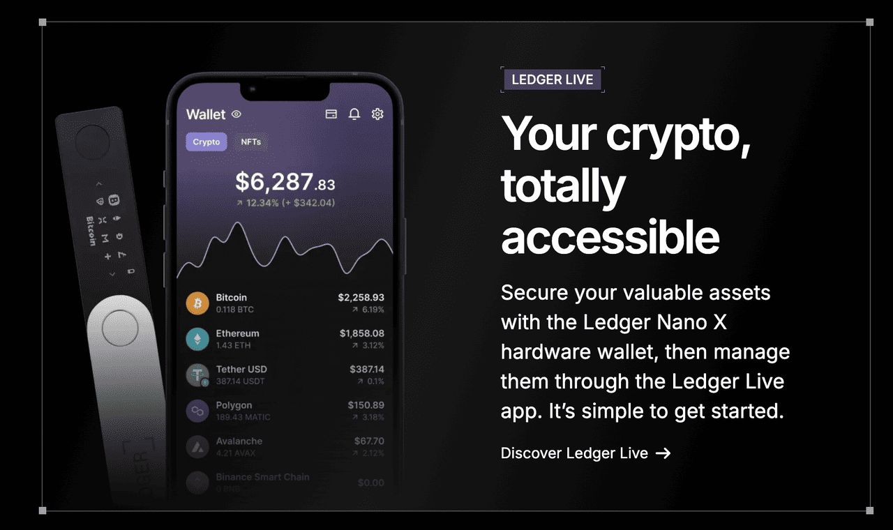 Ledger Nano X 操作界面