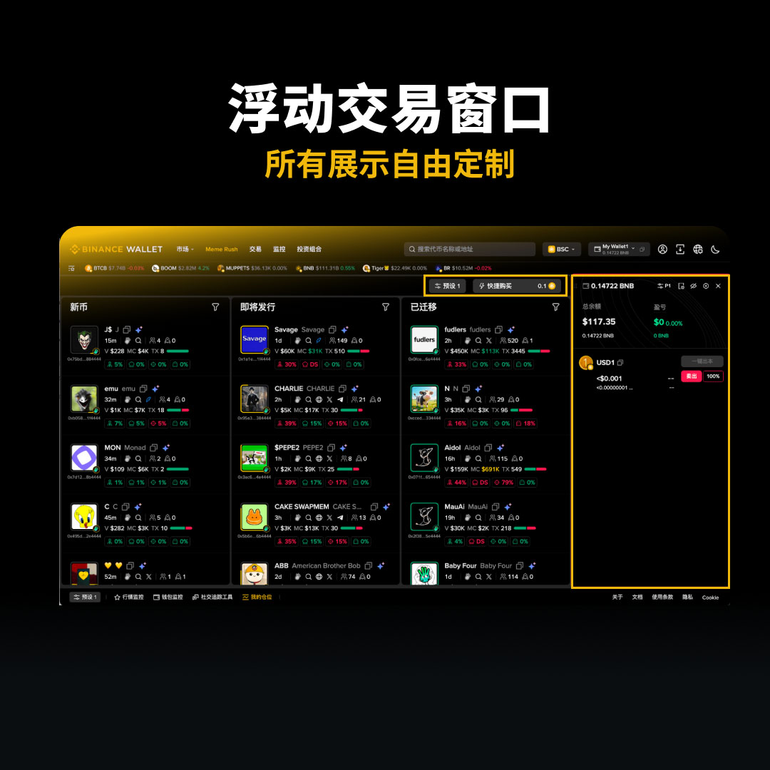 币安钱包网页版界面截图