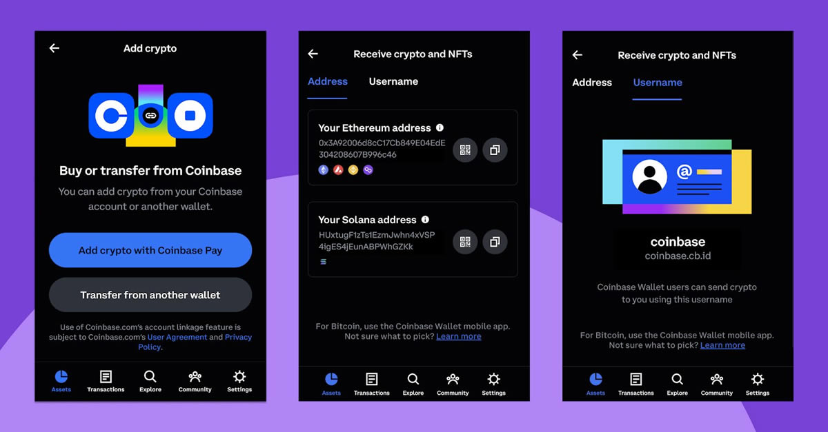 Coinbase钱包购买界面
