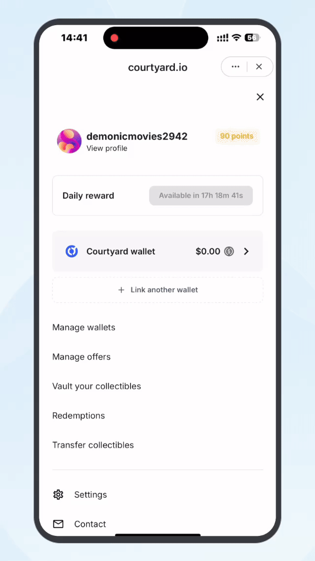 兑换实体卡流程