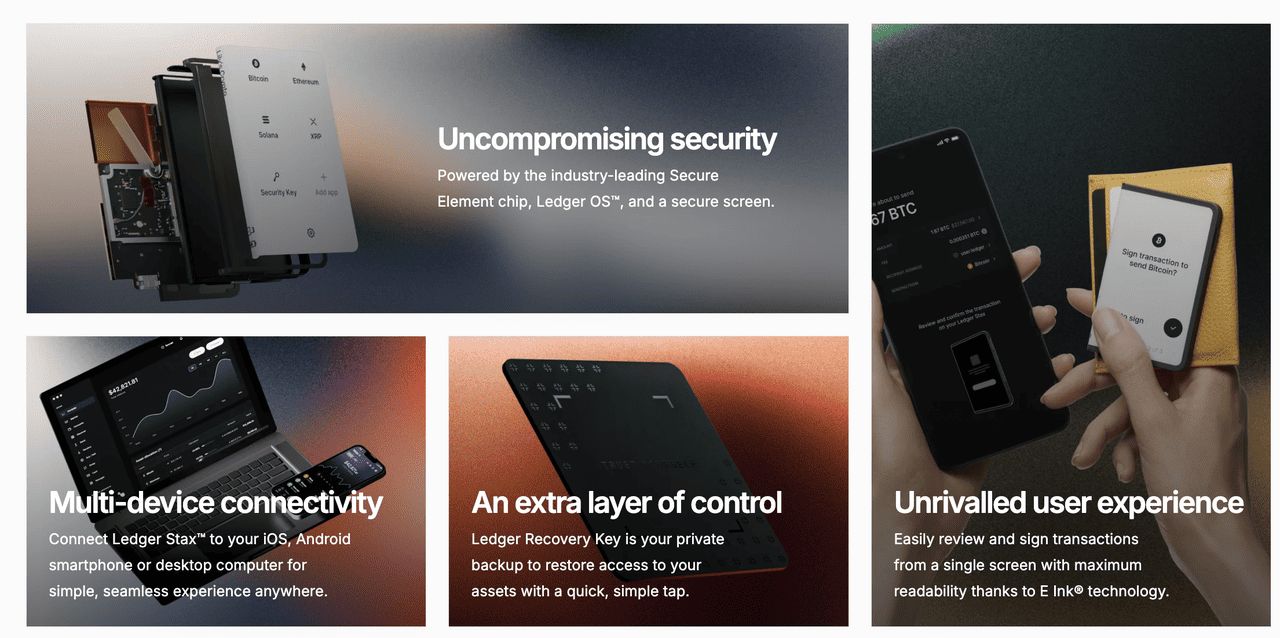 Ledger Stax 硬件钱包